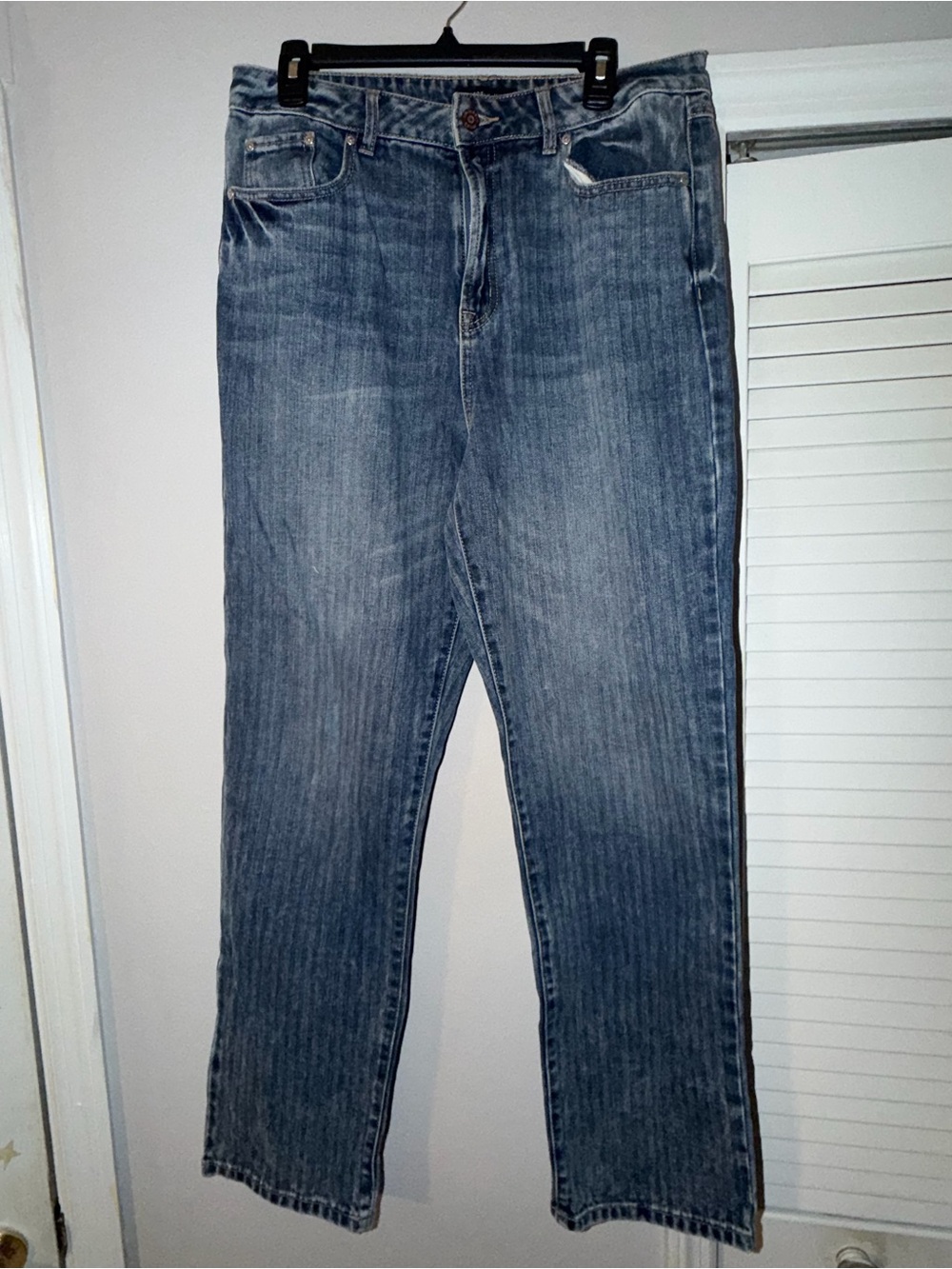 Sincerely Jules Striped 90's Straight Denim Jeans Size 11/30